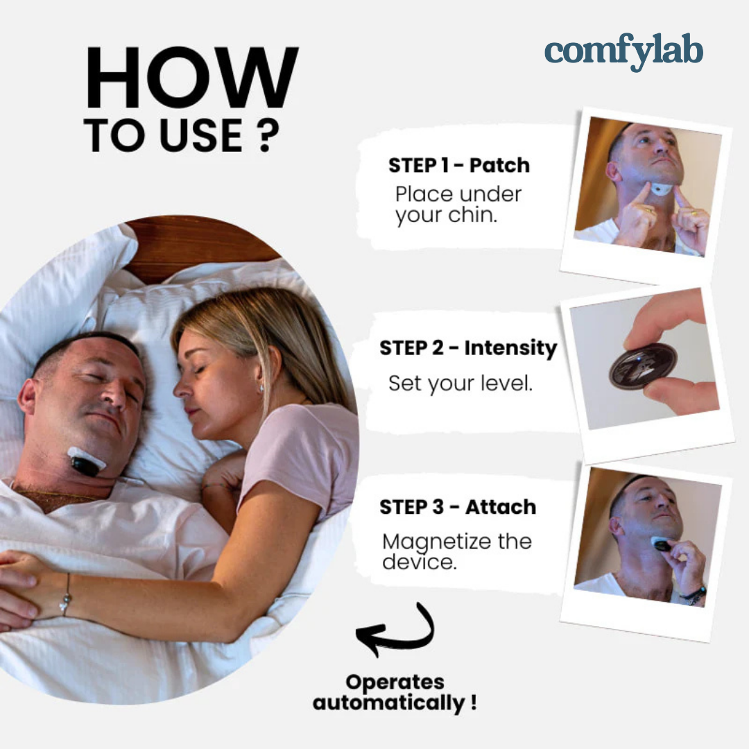Comfylab PulseAir | Smart Anti-Snoring Neurostimulation Device